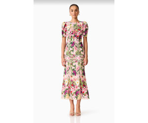 Flora Midi Dress - Tulips in Little Rock