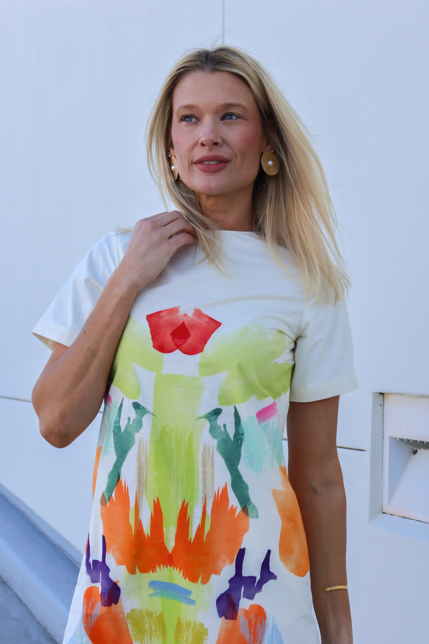 Gwenyth Dress - Tulips in Little Rock