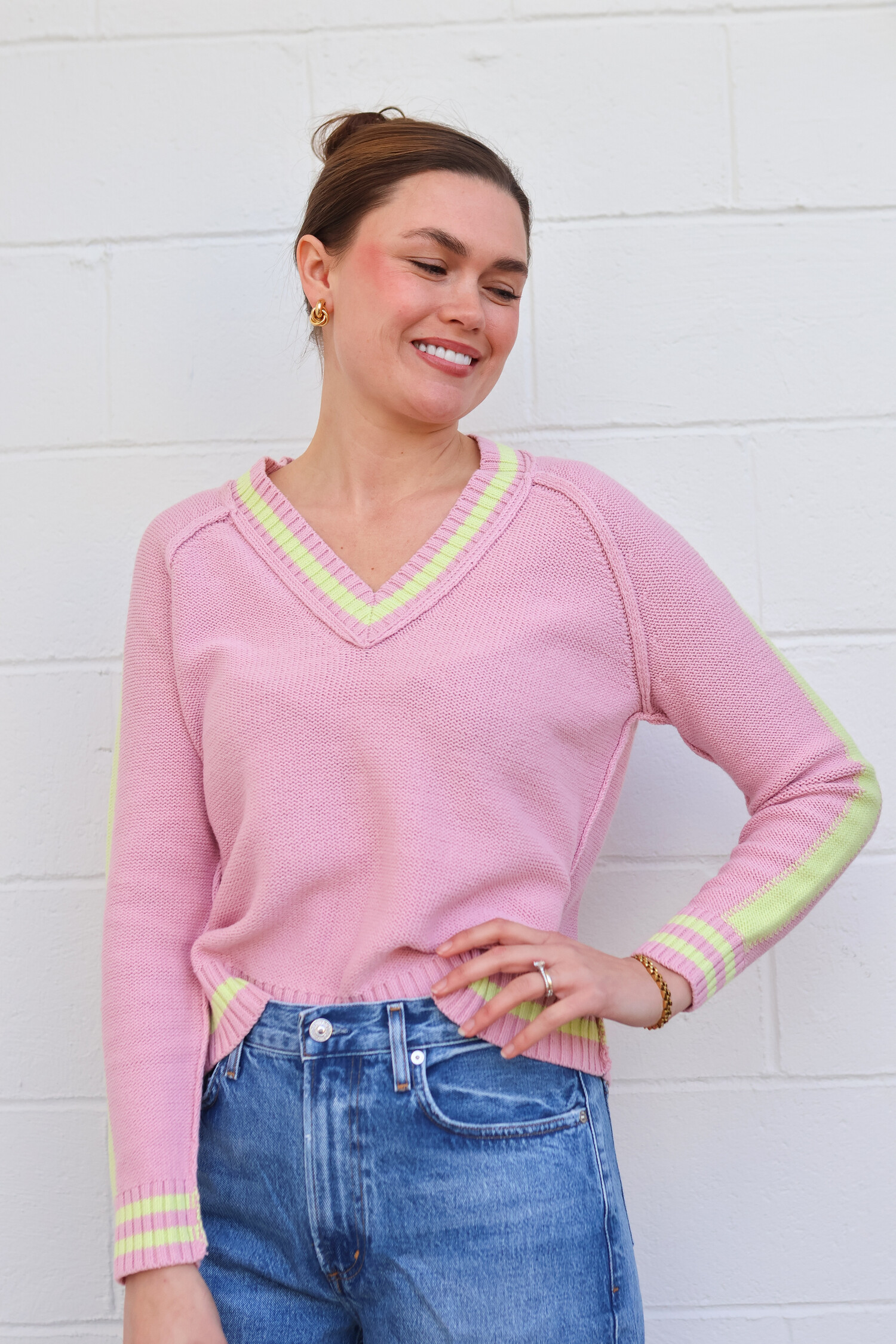 Two Timer Sweater - Tulips in Little Rock