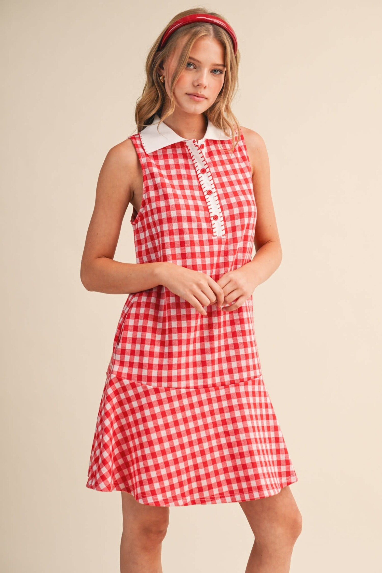 Opal Gingham Dress - Tulips in Little Rock