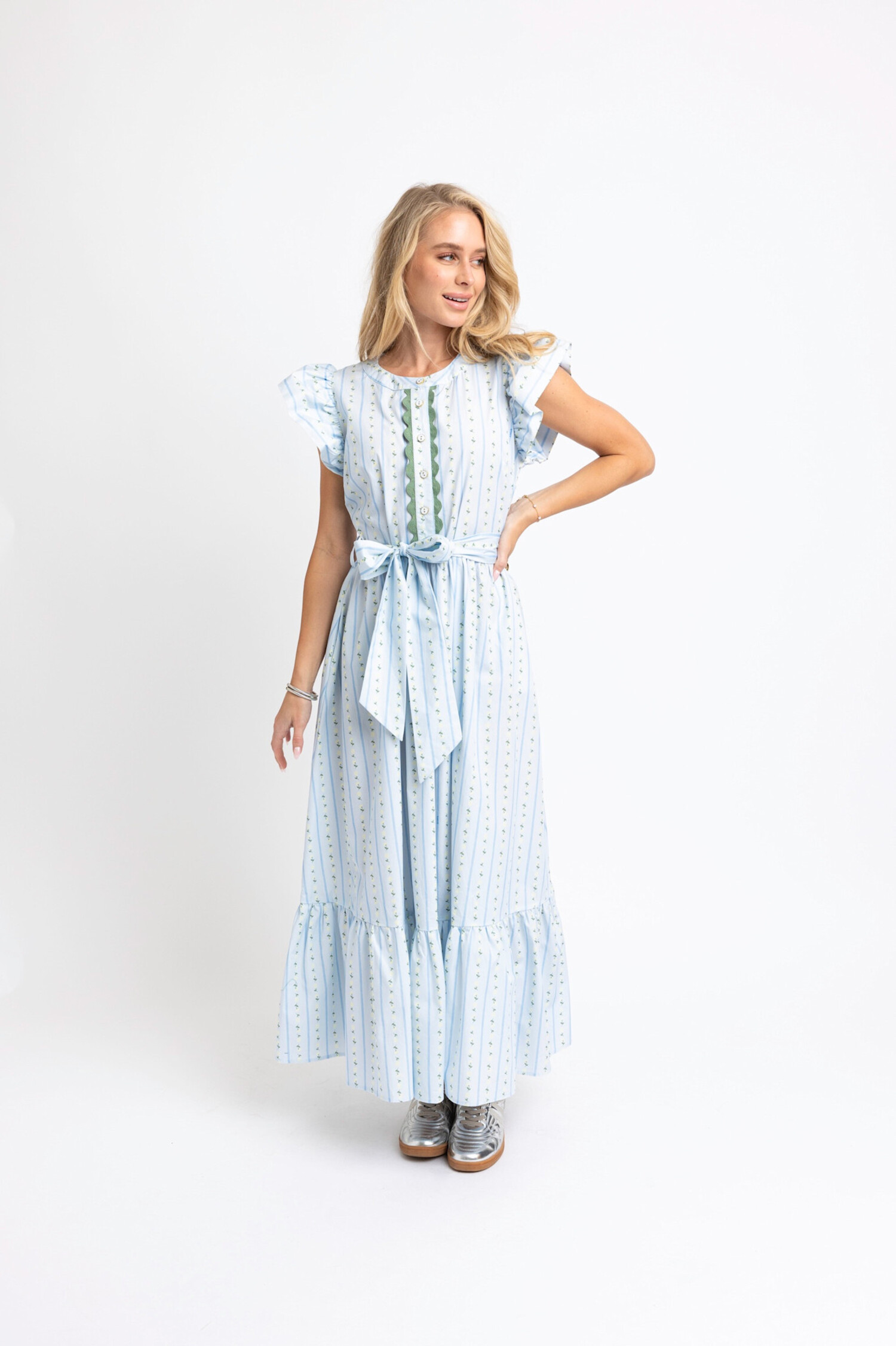 Lorelei Floral Dress - Tulips in Little Rock