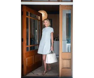 Sail to Sable Tweed Shift Dress