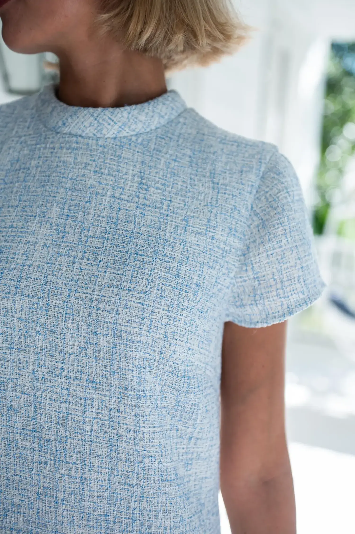 Tweed Shift Dress - Tulips in Little Rock