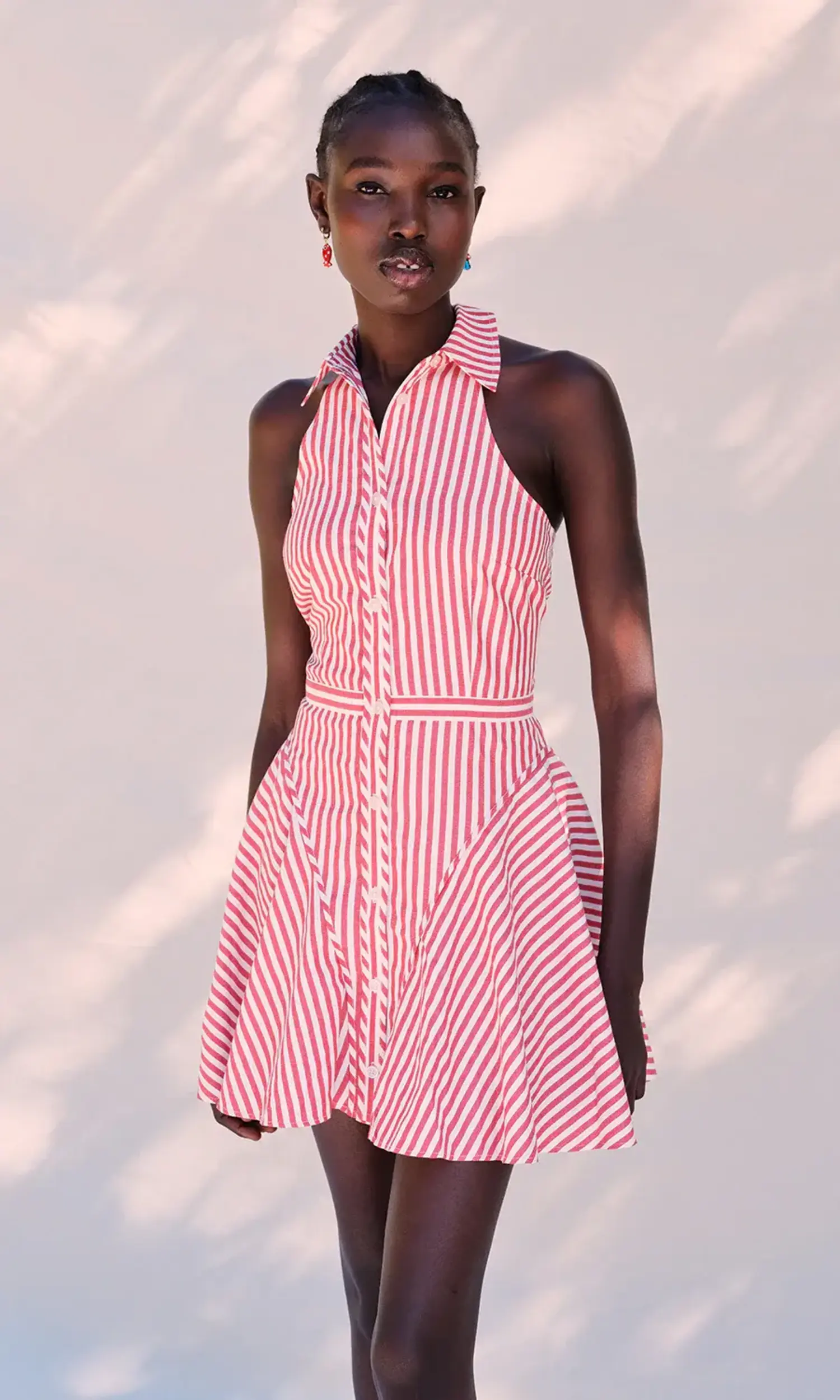 saylor dresses for fall Saylor Satin Pleated Dress | Made To Order Rose Petal