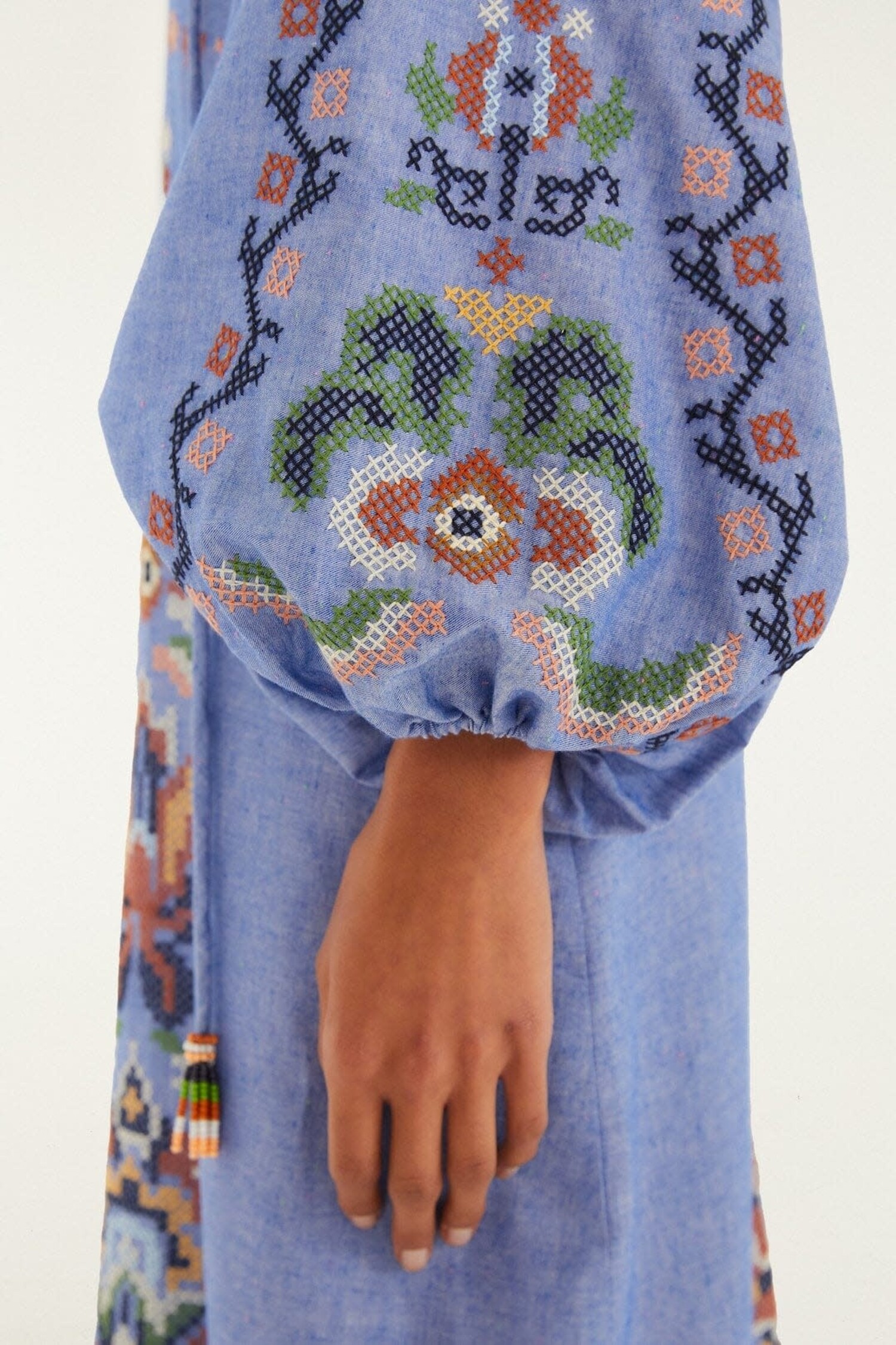 Garden Tapestry Dress - Tulips in Little Rock