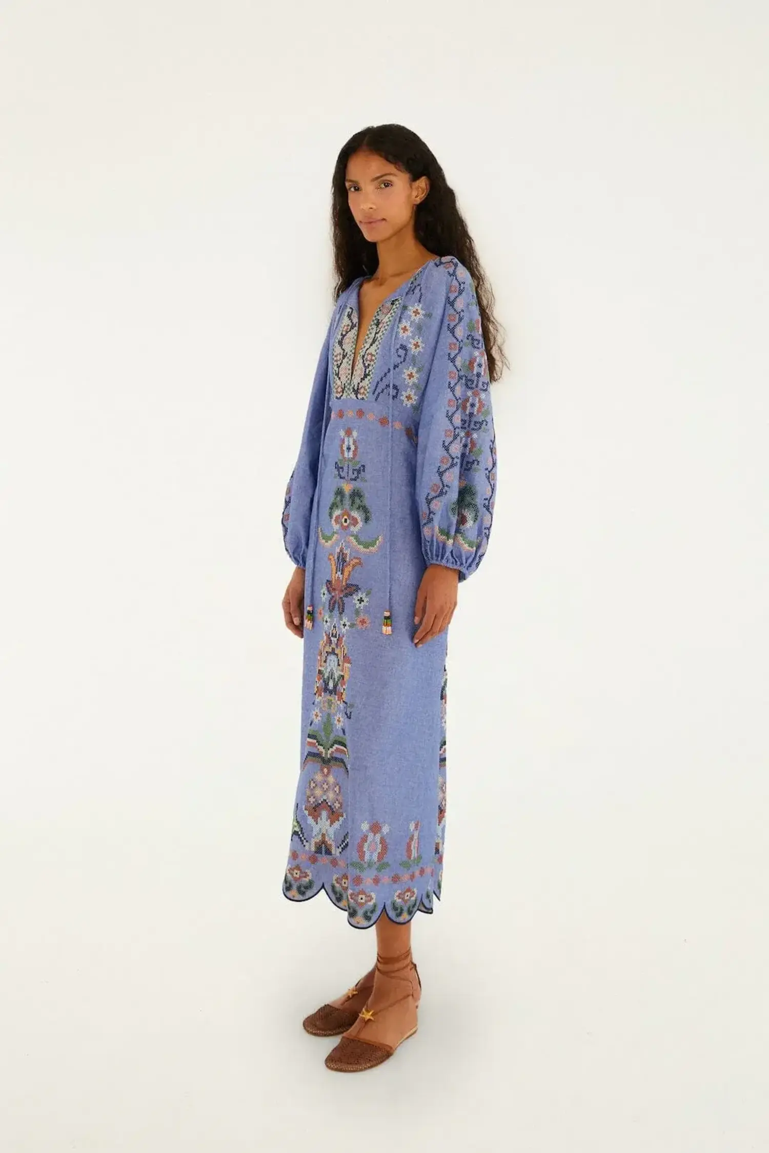 Farm Rio Garden Tapestry Dress
