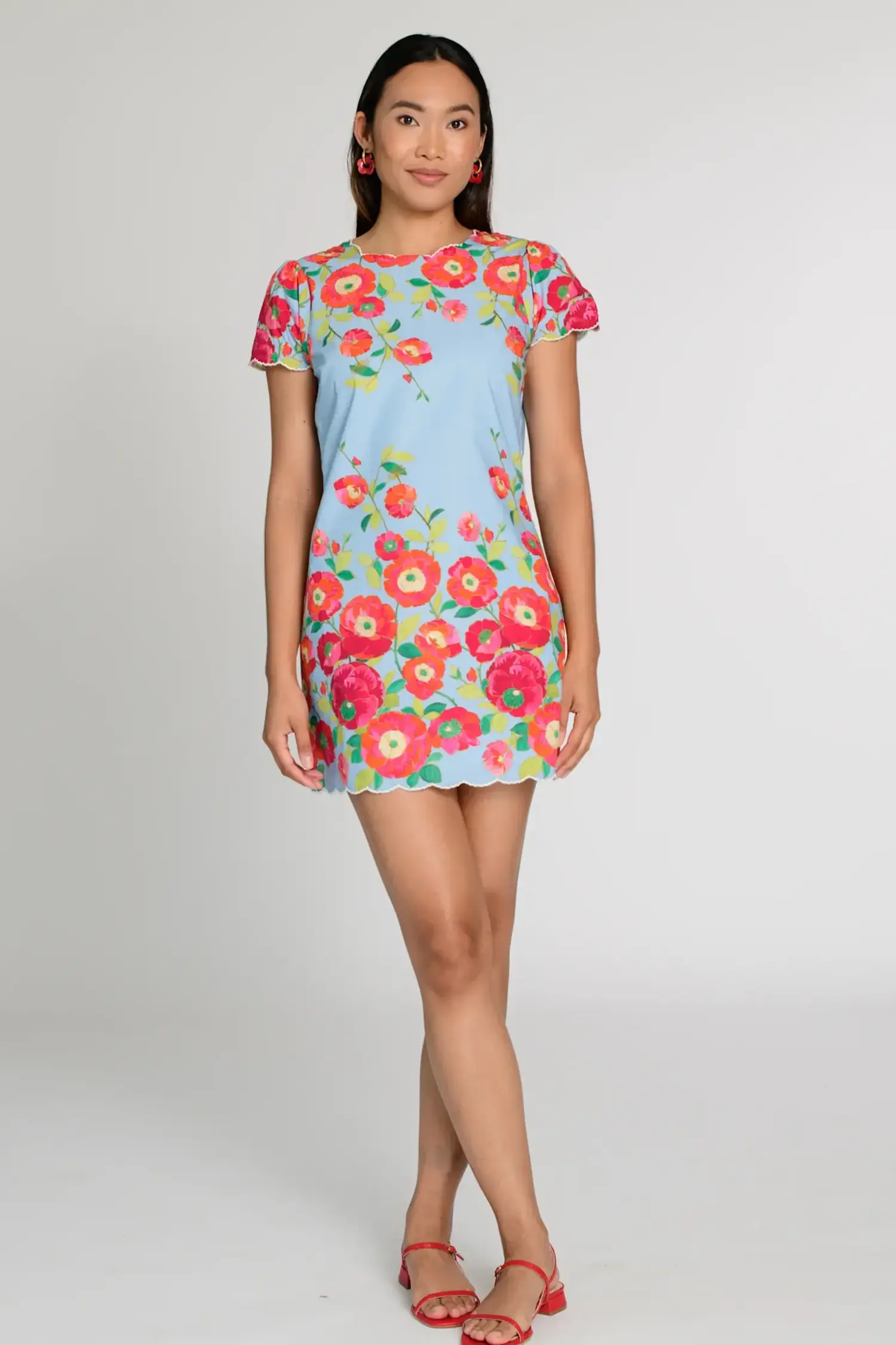 Louisa Dress - Tulips in Little Rock
