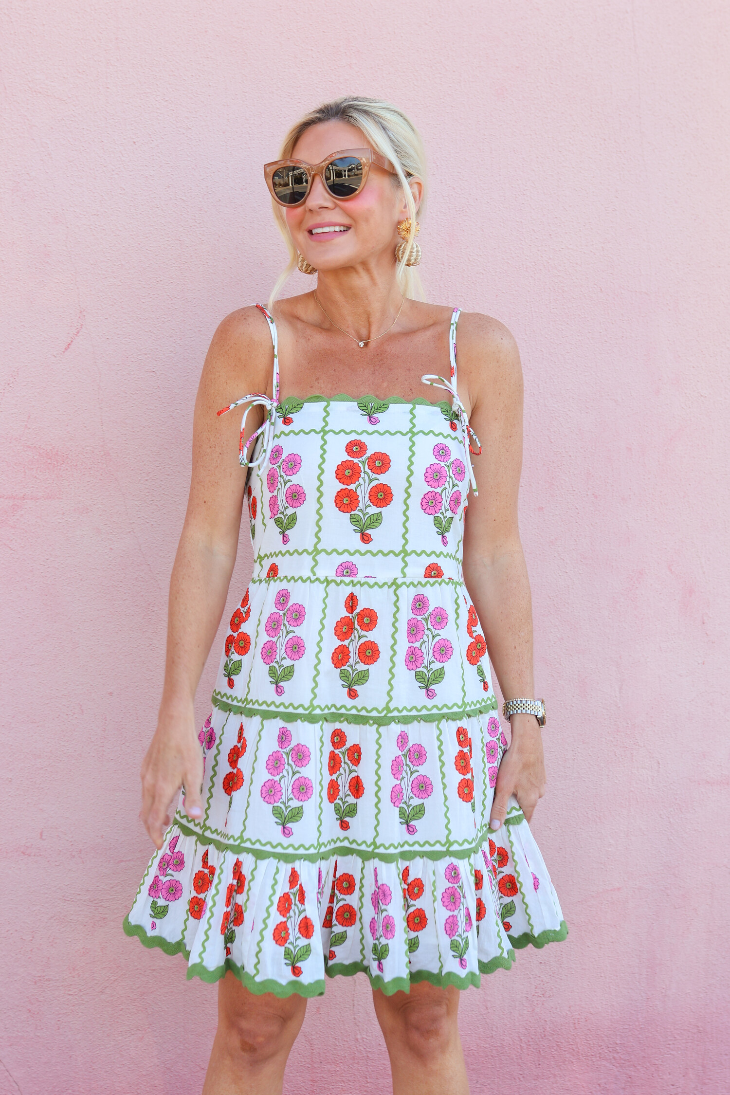 Raphaela Dress - Tulips in Little Rock