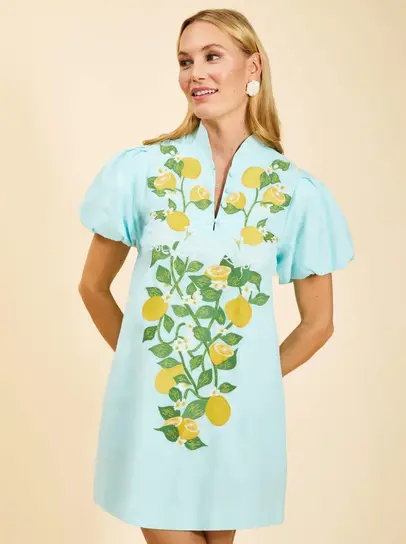 slim fit dress slacks Brooklyn Mini Dress 10 / Primrose Florals