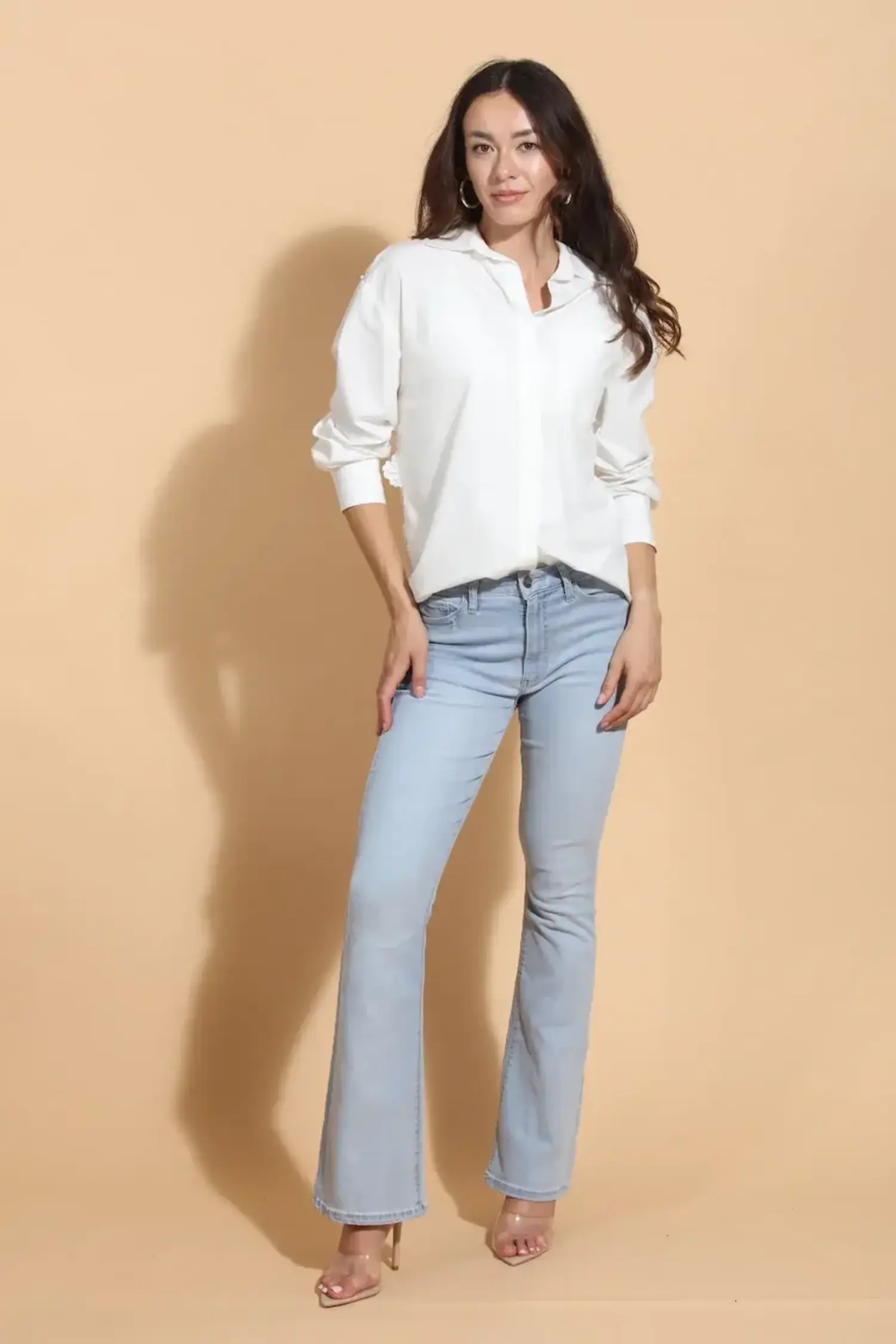 Lace Back Blouse - Tulips in Little Rock