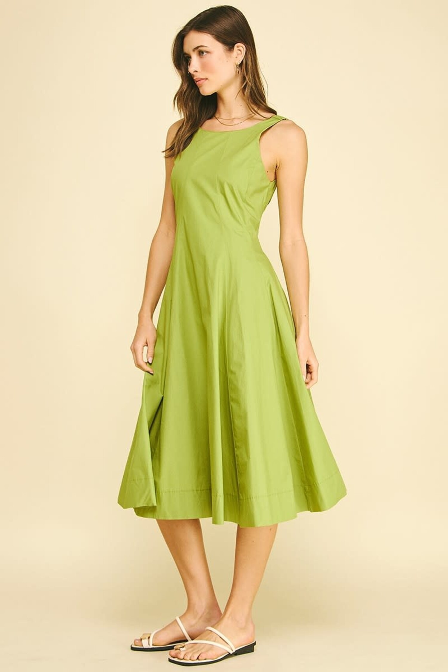 Sabrina Midi Dress - Tulips in Little Rock