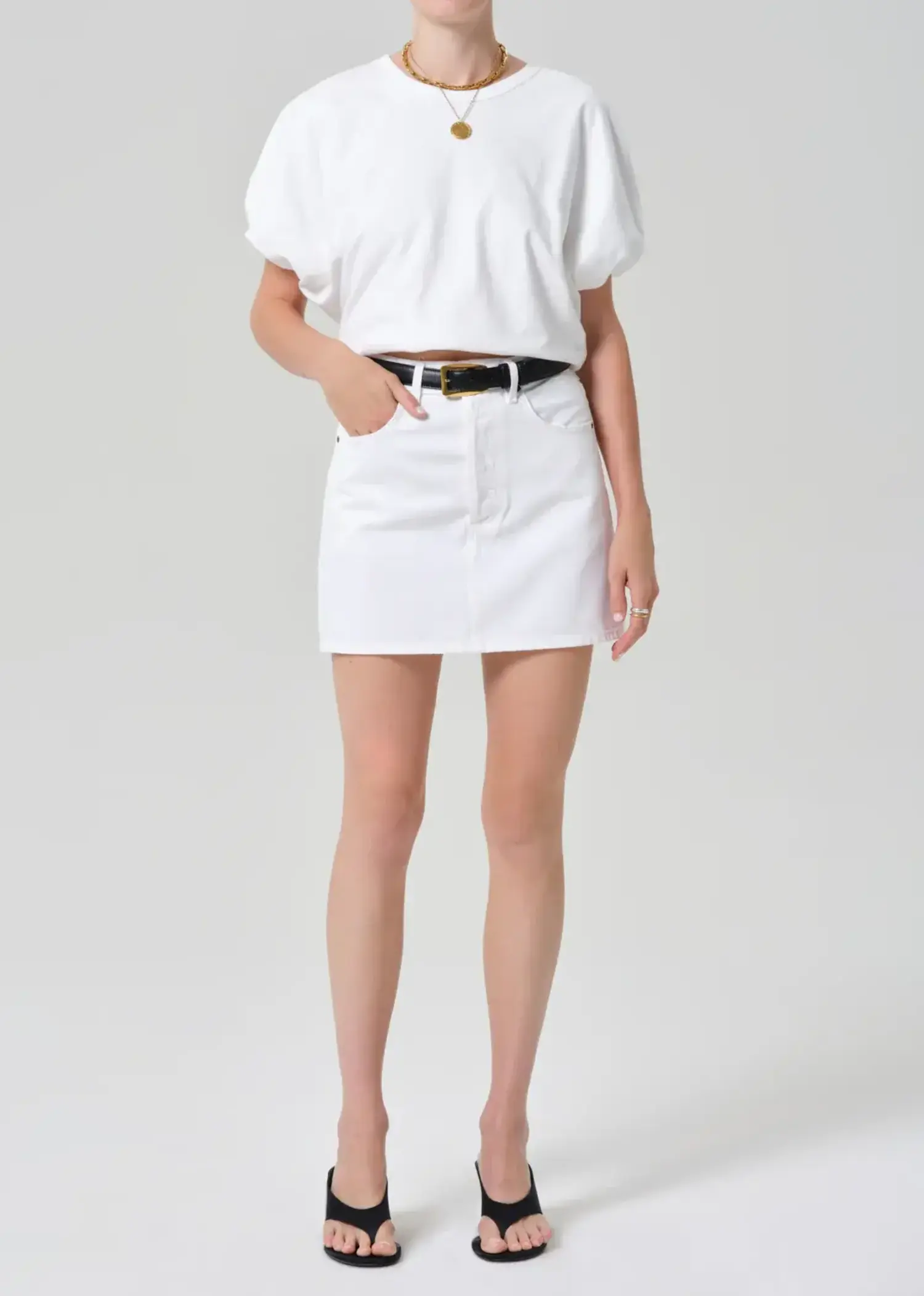 Ramona Denim Skirt - Tulips in Little Rock