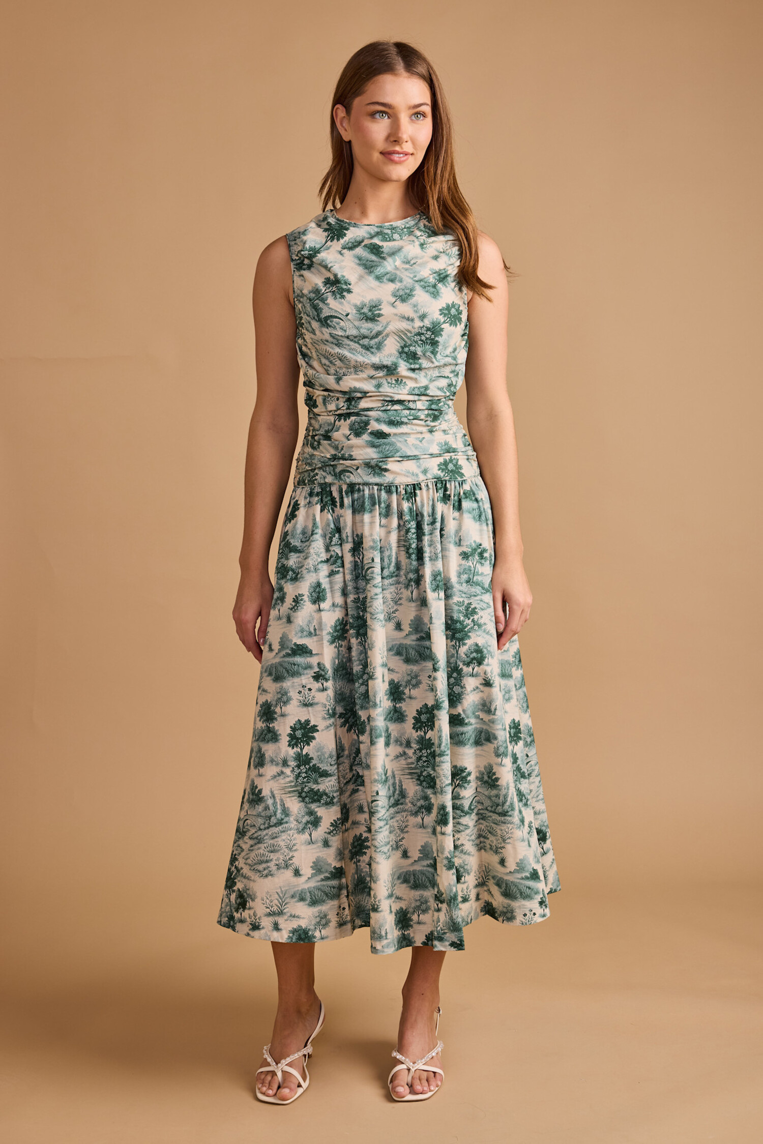 Agatha Dress - Tulips in Little Rock