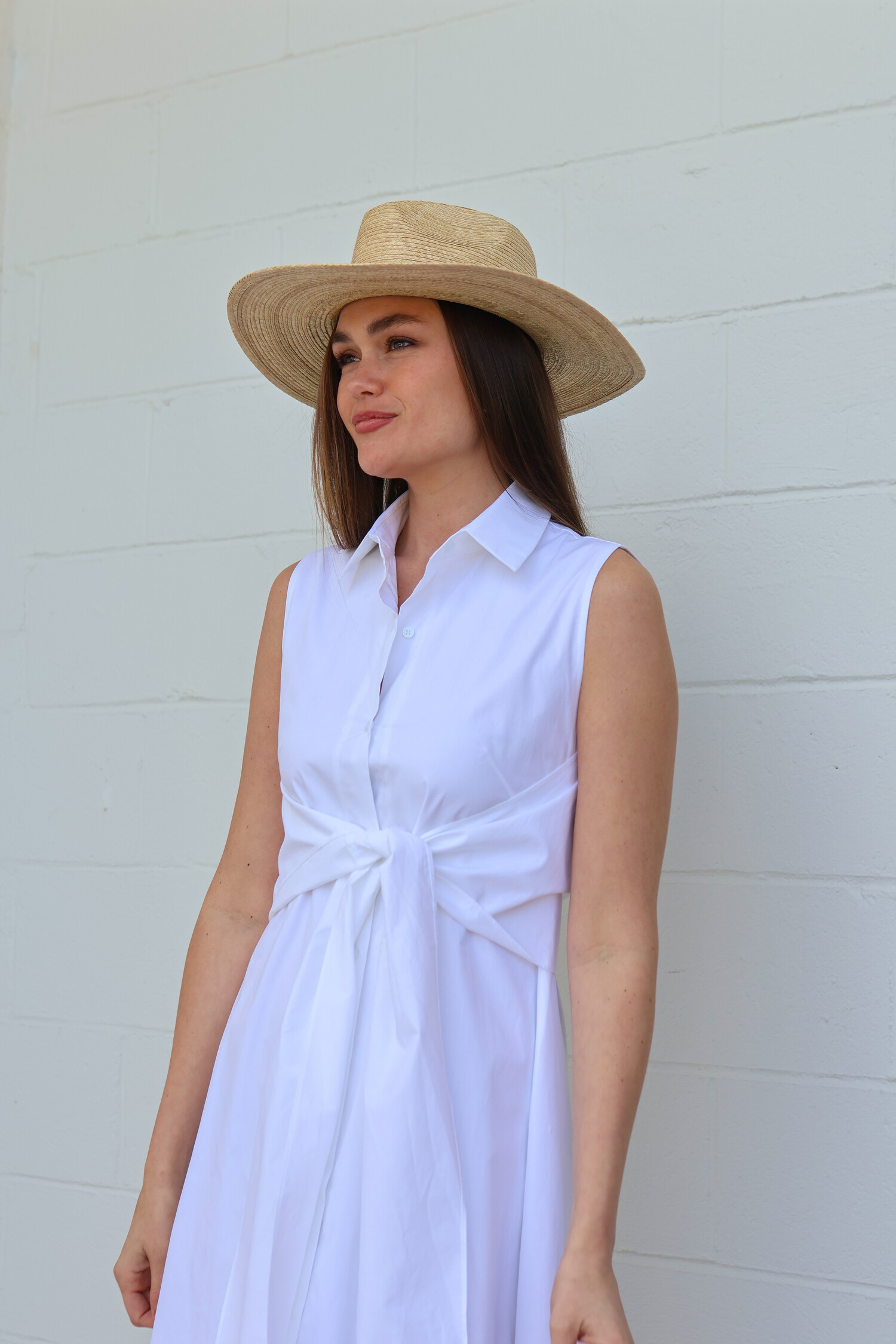 Louise Poplin Shirt Dress - Tulips in Little Rock Louise Poplin Shirt Dress - Tulips in Little Rock