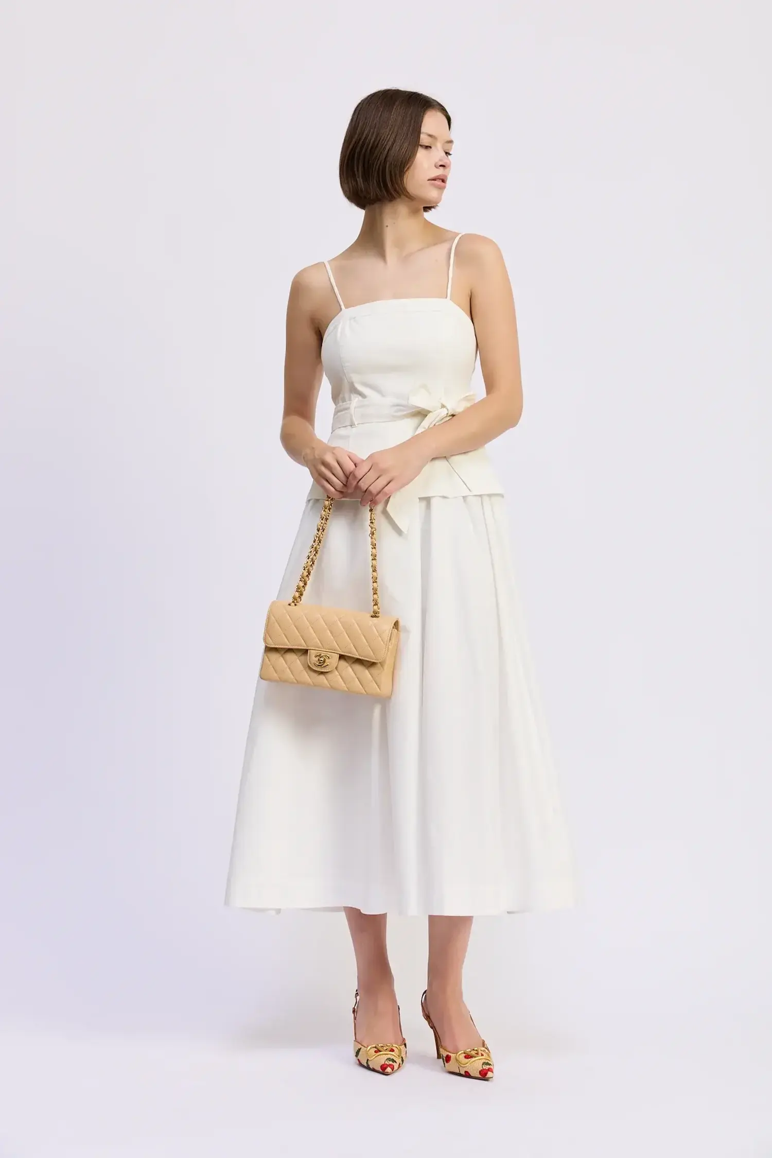 Samantha Midi Dress - Tulips in Little Rock