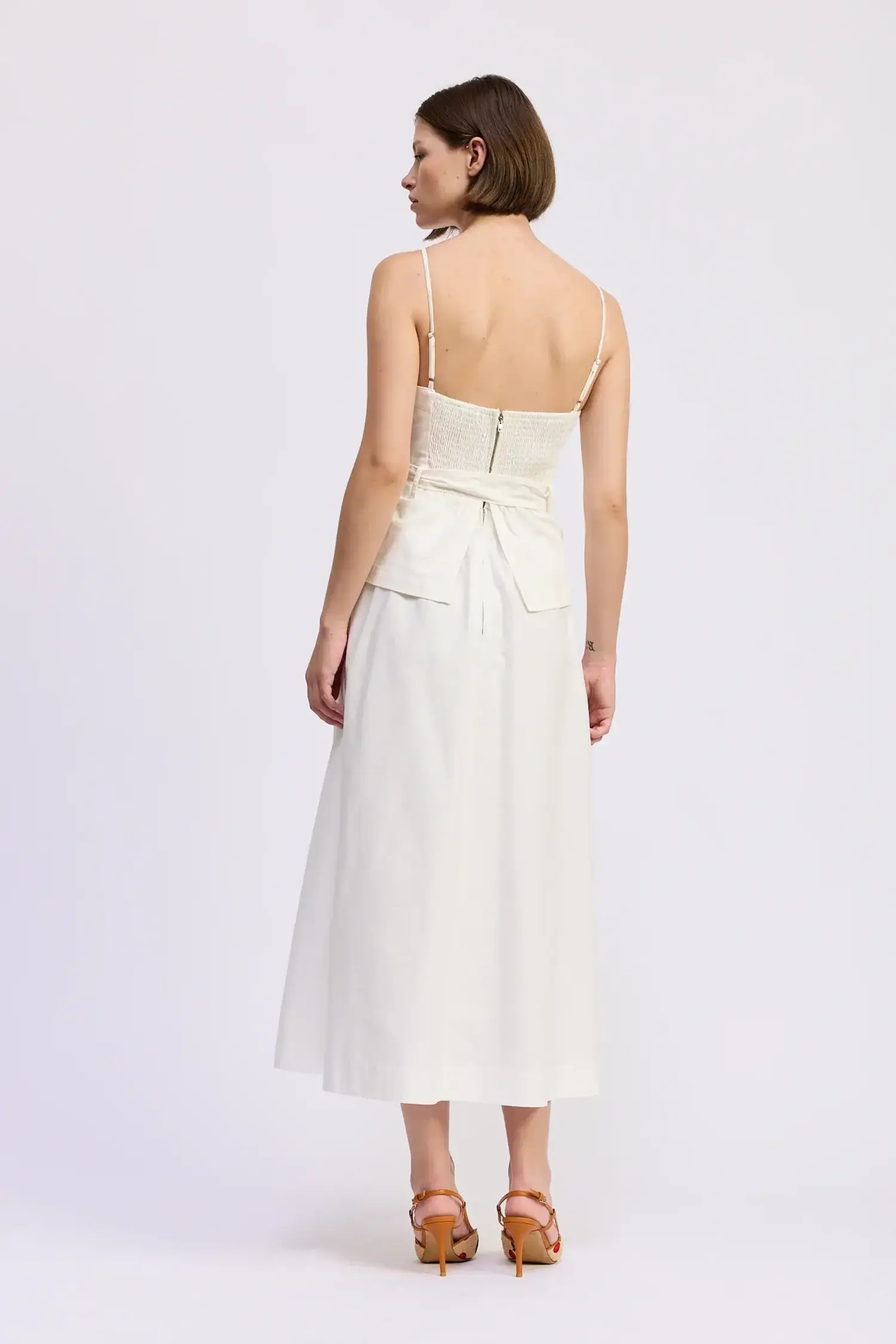 Samantha Midi Dress - Tulips in Little Rock