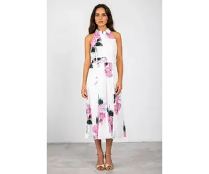 Lavender Brown Jolene Midi Dress