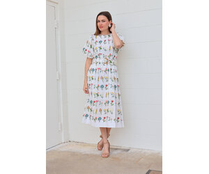 CHRISTINA UNSTRESS クイックパフォーマンス Christina Dress - Tulips in Little Rock