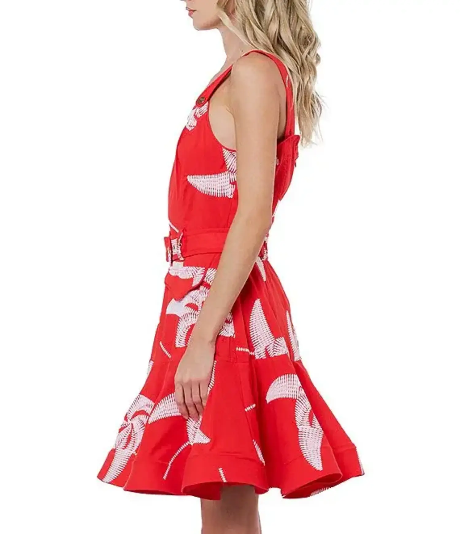 Ciebon Alivia Embroidered Dress - Tulips in Little Rock