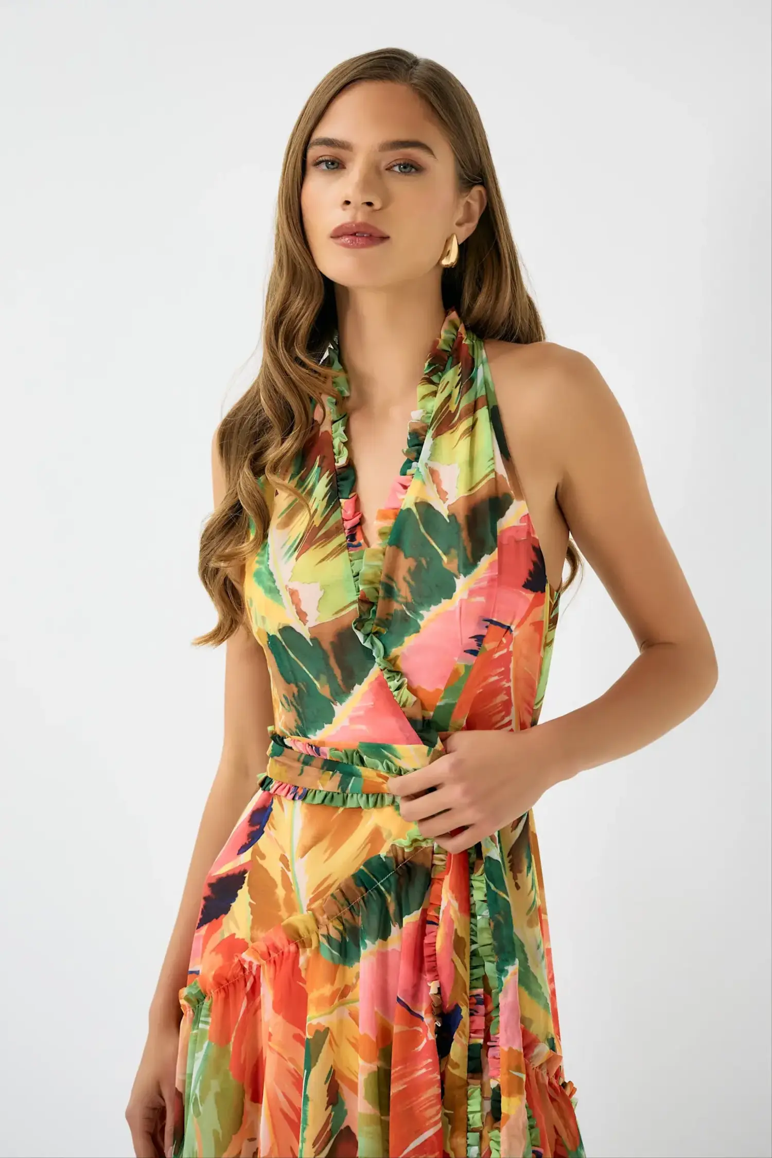 Fredy Dress - Tulips in Little Rock