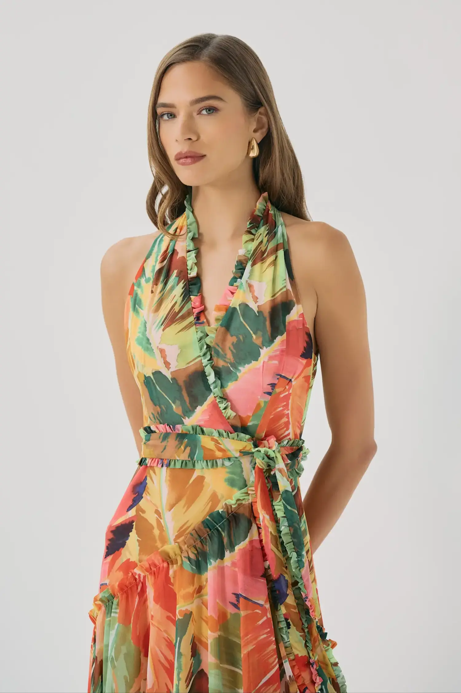 Fredy Dress - Tulips in Little Rock
