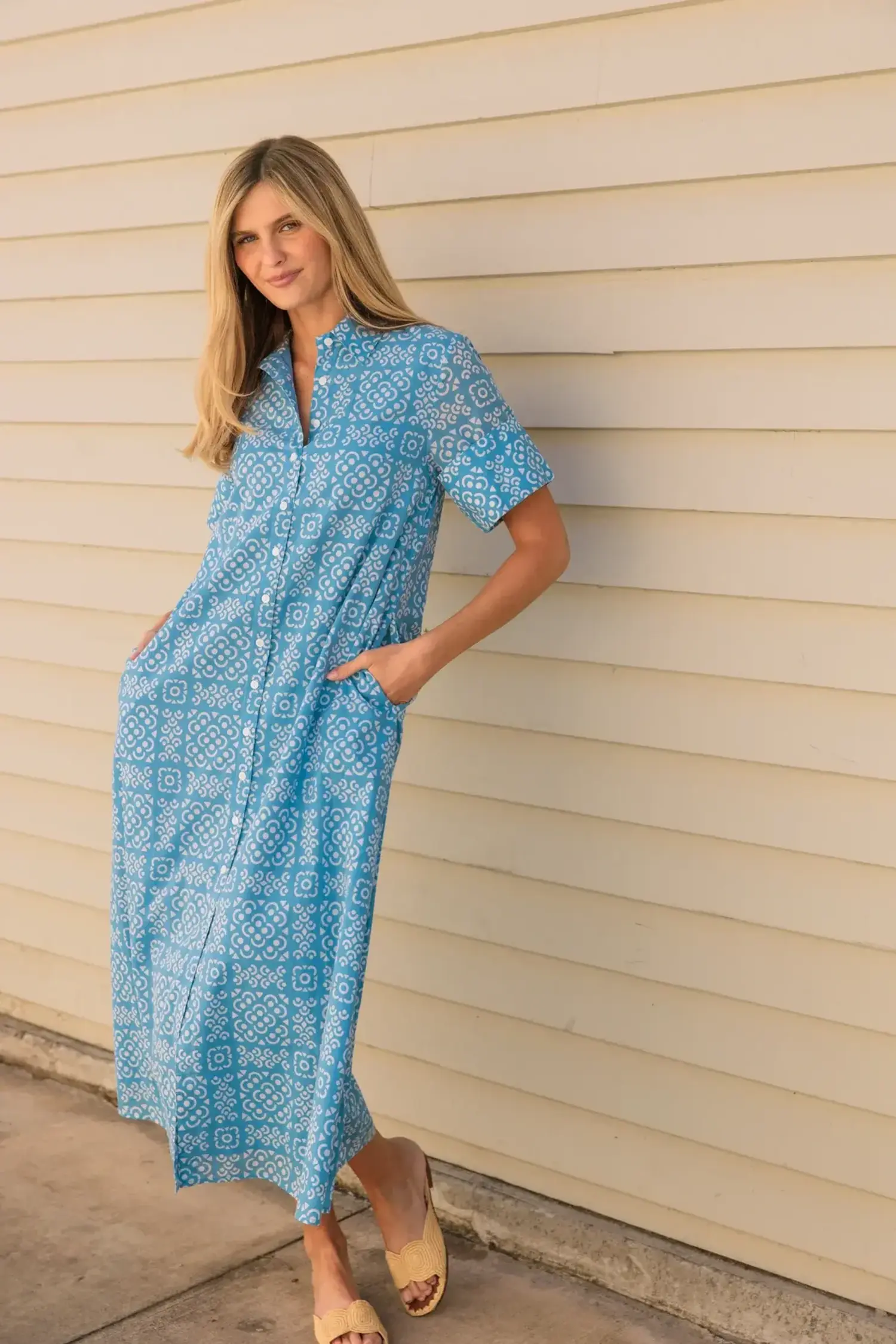 livro shirt dress Classic Shirt Dress, Driftwood