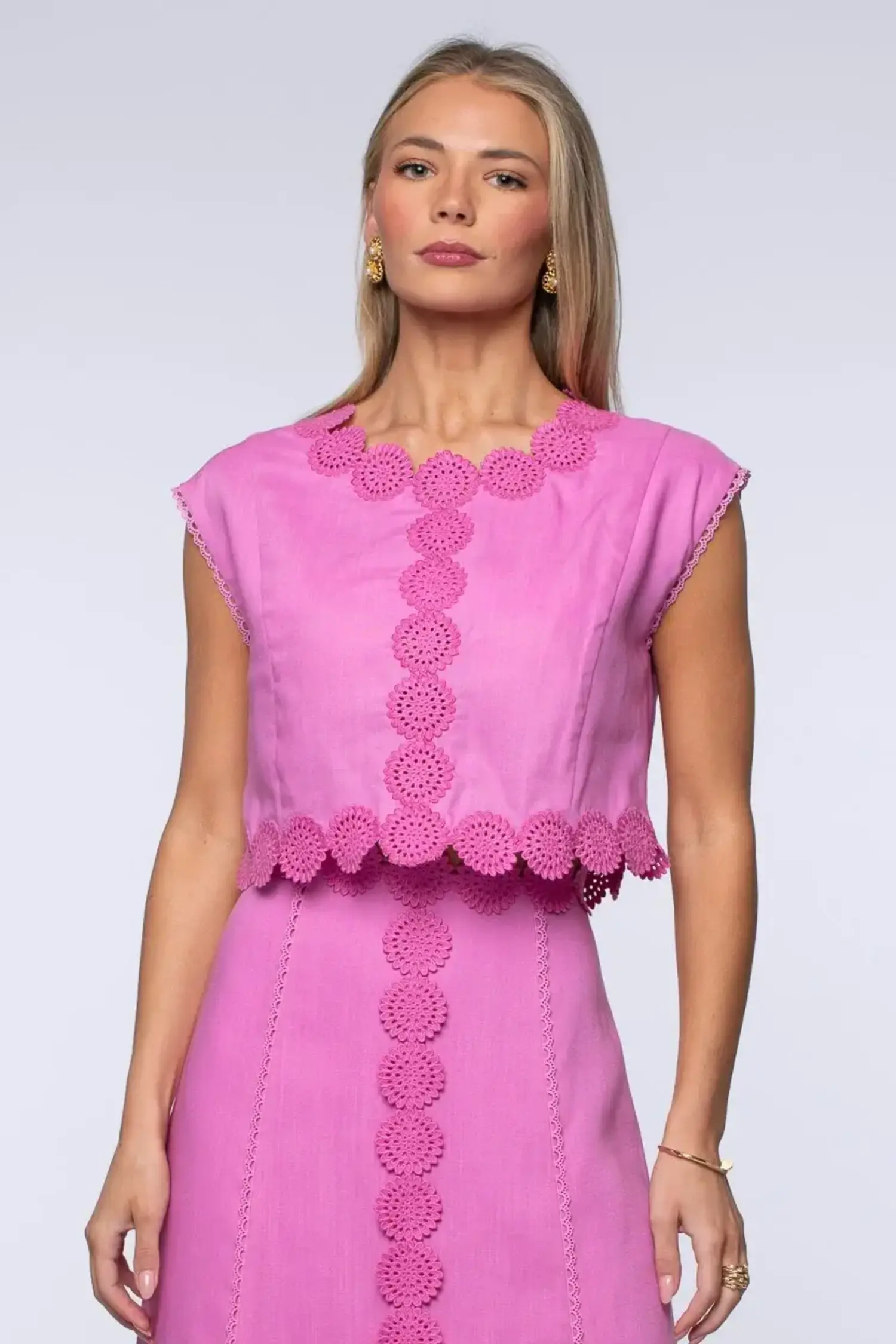トップス LUDLOW ELIZABETH Elizabeth James Jackie Top - Tulips in Little Rock