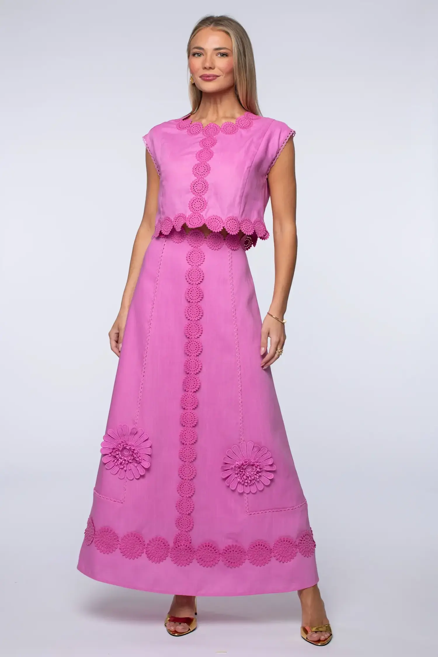 トップス LUDLOW ELIZABETH Elizabeth James Jackie Top - Tulips in Little Rock