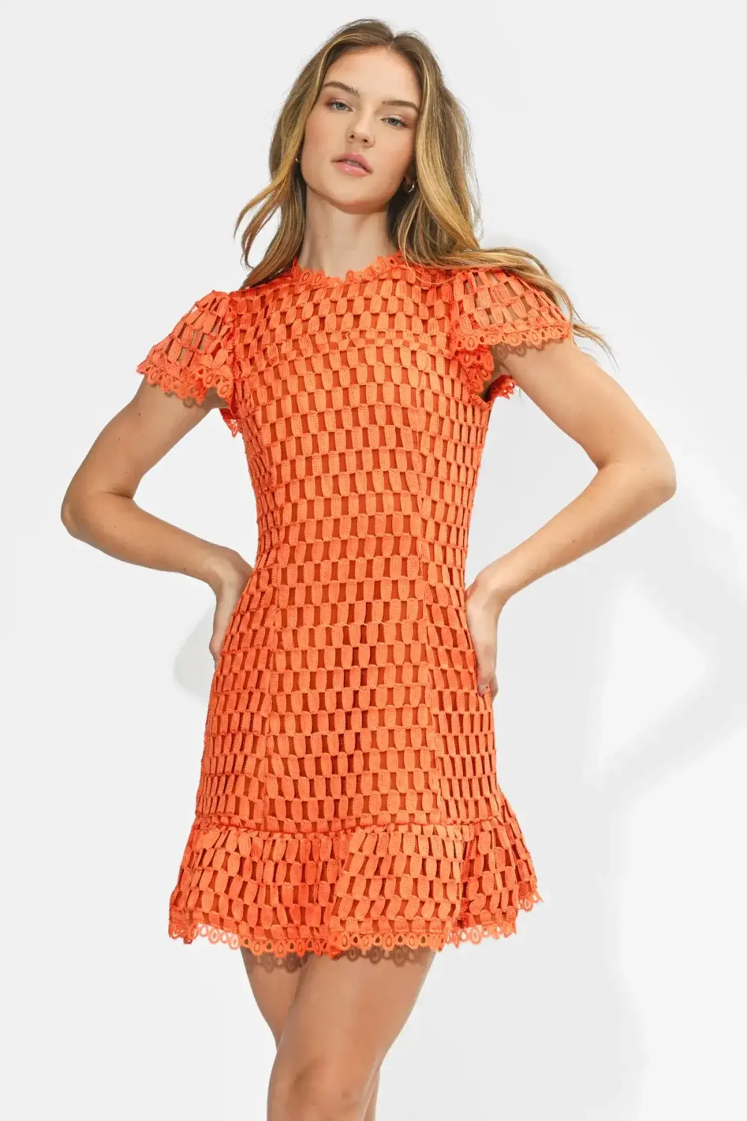 Adelyn Rae Kayla Lace Dress - Tulips in Little Rock