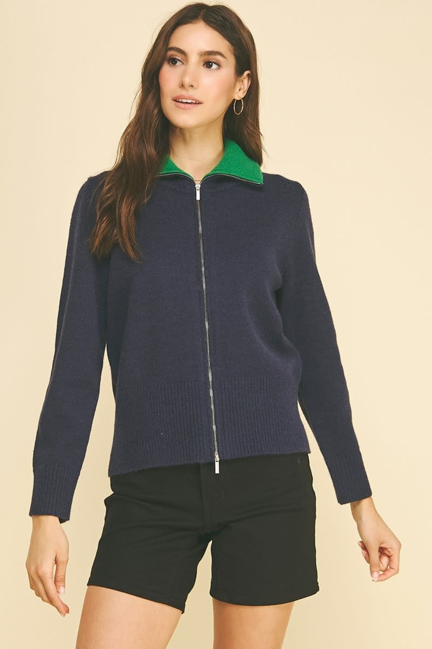 Pinch Knit Cardigan Jacket - Tulips in Little Rock