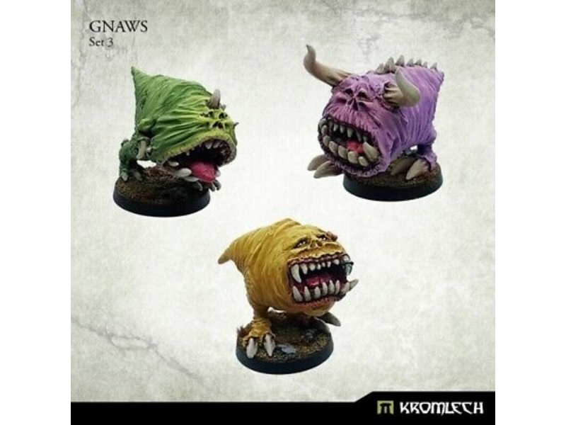 Kromlech Orc Gnaws Set 3 (3) Squigs