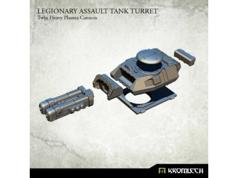 Kromlech Assault Tank Turret Twin Heavy Plasma Cannon (KRVB044)