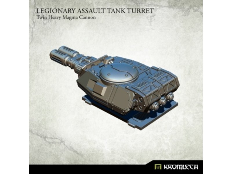Kromlech Assault Tank Turret Twin Heavy Magma Cannon