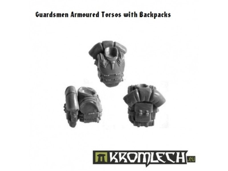 Kromlech Guardsmen Armoured Torsos with Backpacks