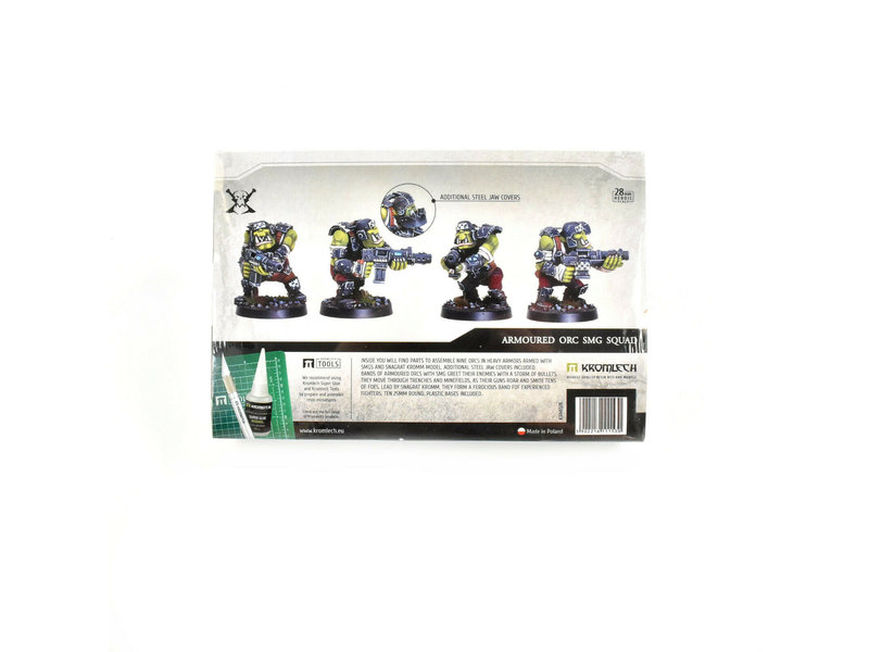 Kromlech Armoured Orc SMG Squad 28mm