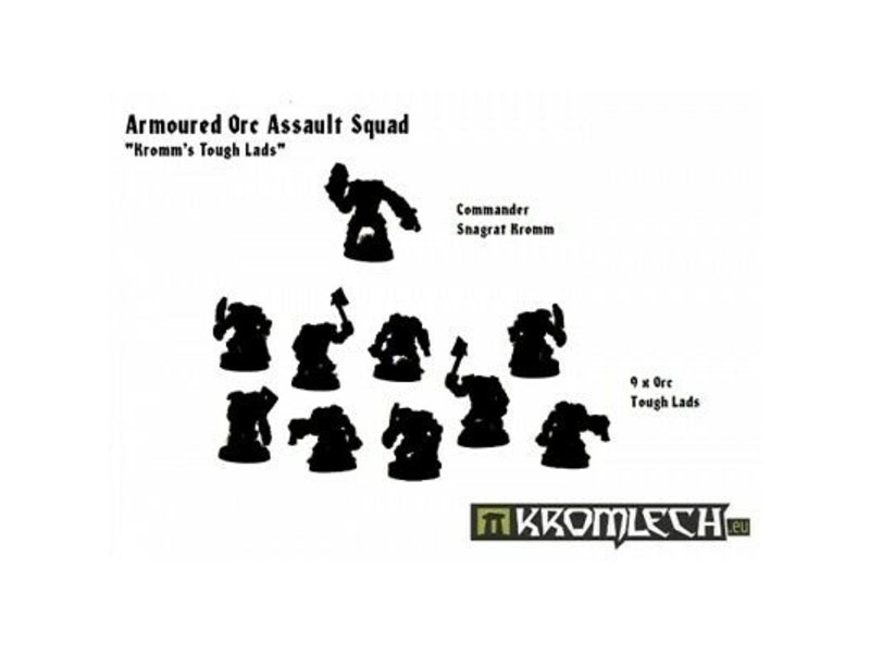 Kromlech Armoured Orc Assault Squad 28mm