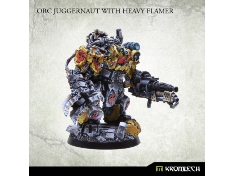 Kromlech Orc Juggernaut with Heavy Flamer