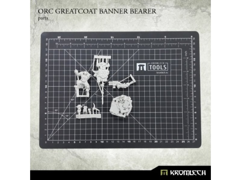 Kromlech Orc Greatcoat Banner Bearer