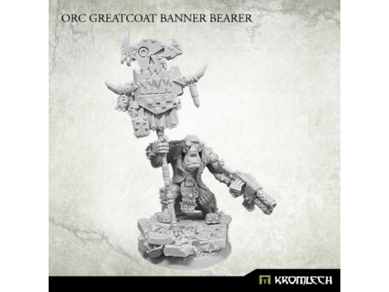 Kromlech Orc Greatcoat Banner Bearer