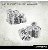 Kromlech Orc Junk City Fuel and Ammo Piles