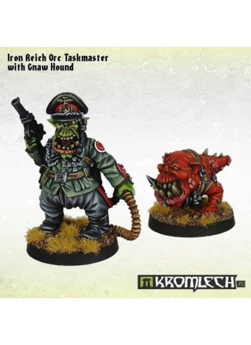 Orc Iron Reich Taskmaster with Gnaw Hound