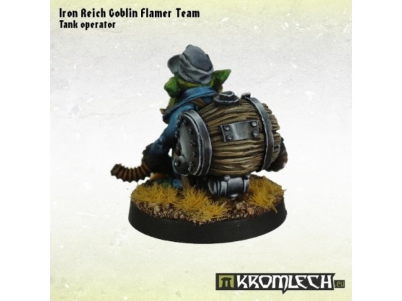 Kromlech Orc Iron Reich Goblin Flamer Team