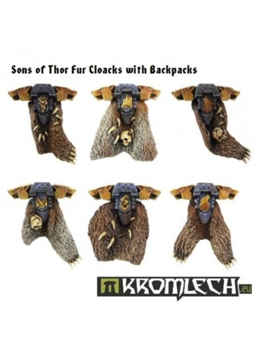 Sons of Thor Fur Cloaks with Backpacks
