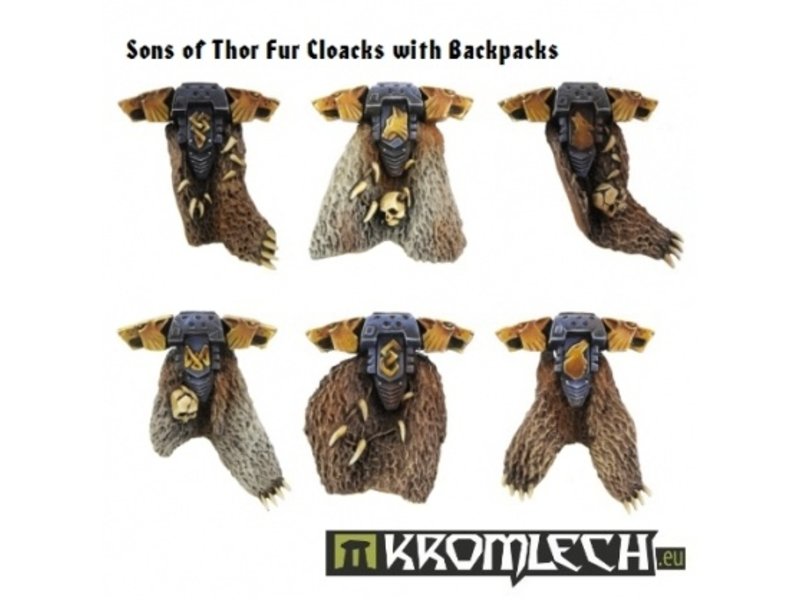 Kromlech Sons of Thor Fur Cloaks with Backpacks