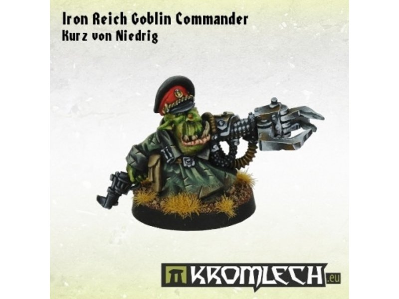 Kromlech Orc Iron Reich Goblin Commander Kurz Von Niedrig