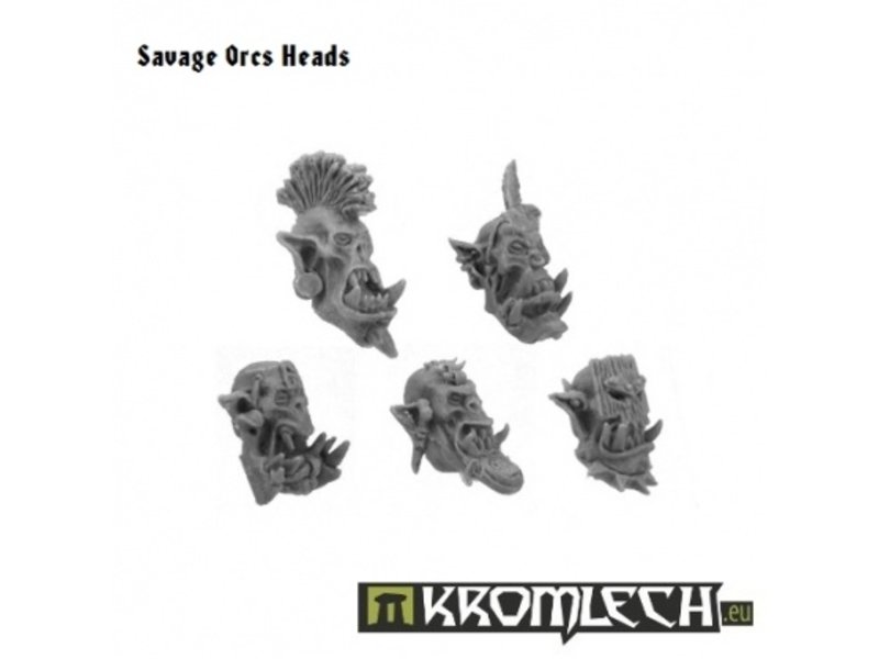 Kromlech Orc Savage Heads