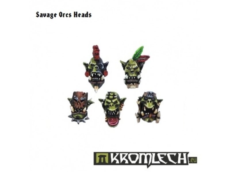 Kromlech Orc Savage Heads