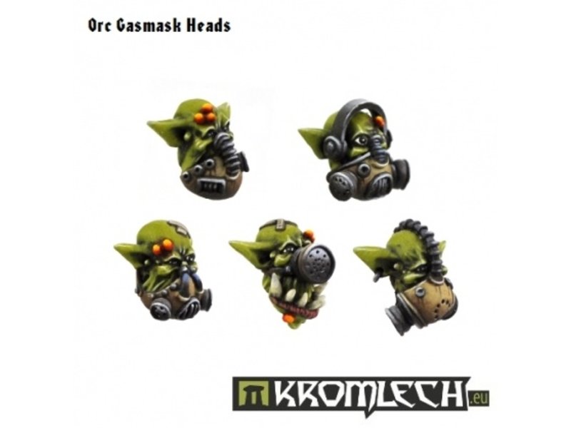 Kromlech Orc Gasmask Heads