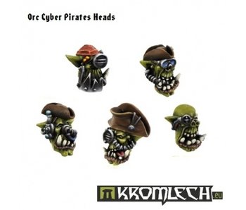 Orc Cyber Pirates Heads