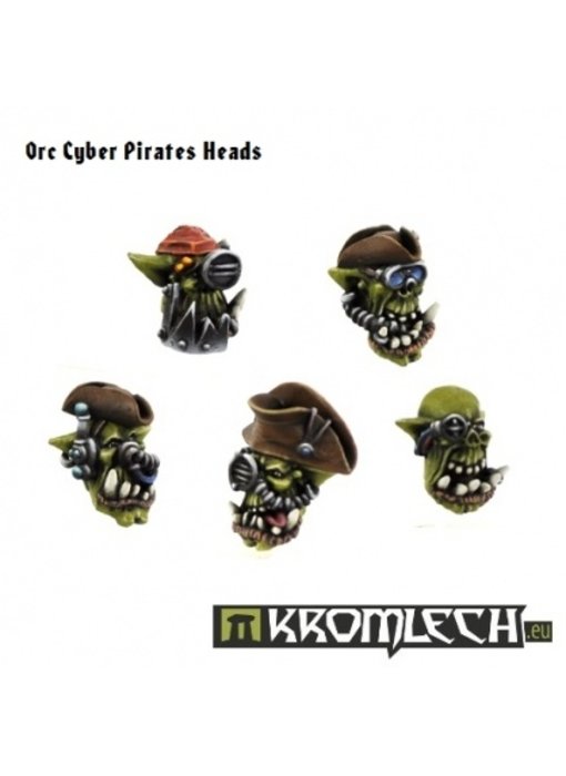 Orc Cyber Pirates Heads
